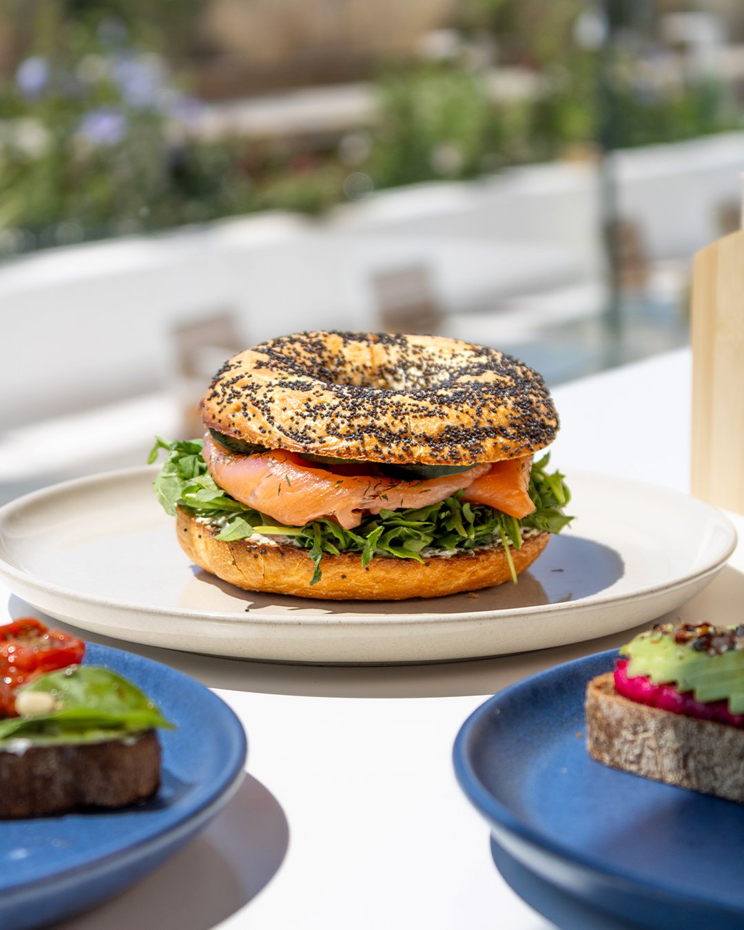 Nuestro clásico Bagel de salmón ahumado